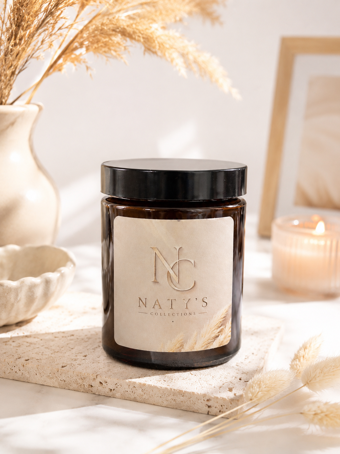 🍯 Bougie parfumée Avoine & Miel