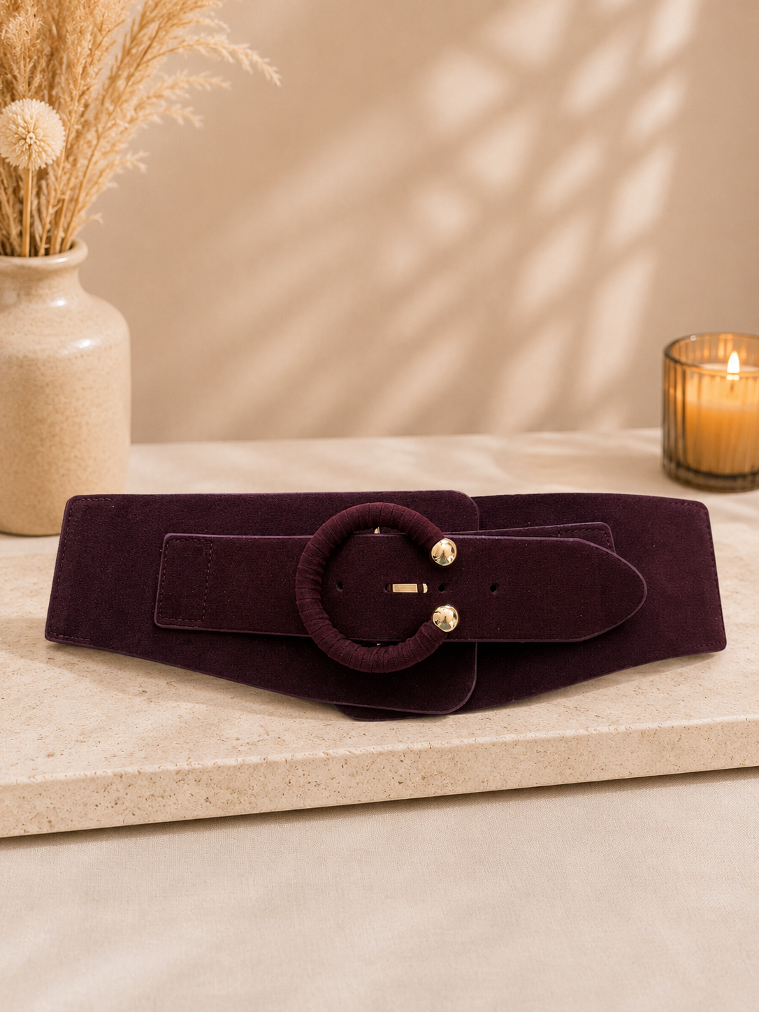 🤎 Ceinture Naty – Prune